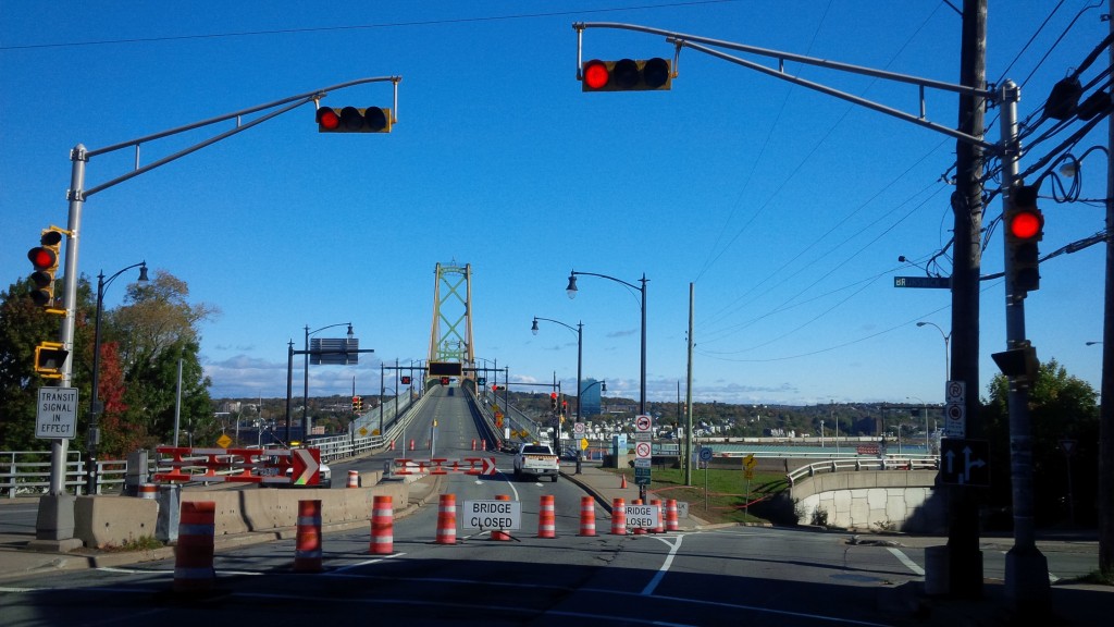 Closed Macdonald bridge