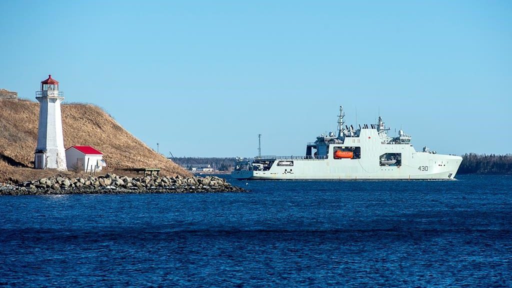 COVID forces Harry DeWolf to cut Great Lakes trip short