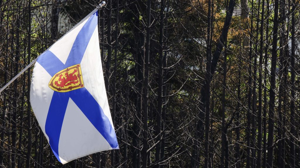 A Nova Scotia flag