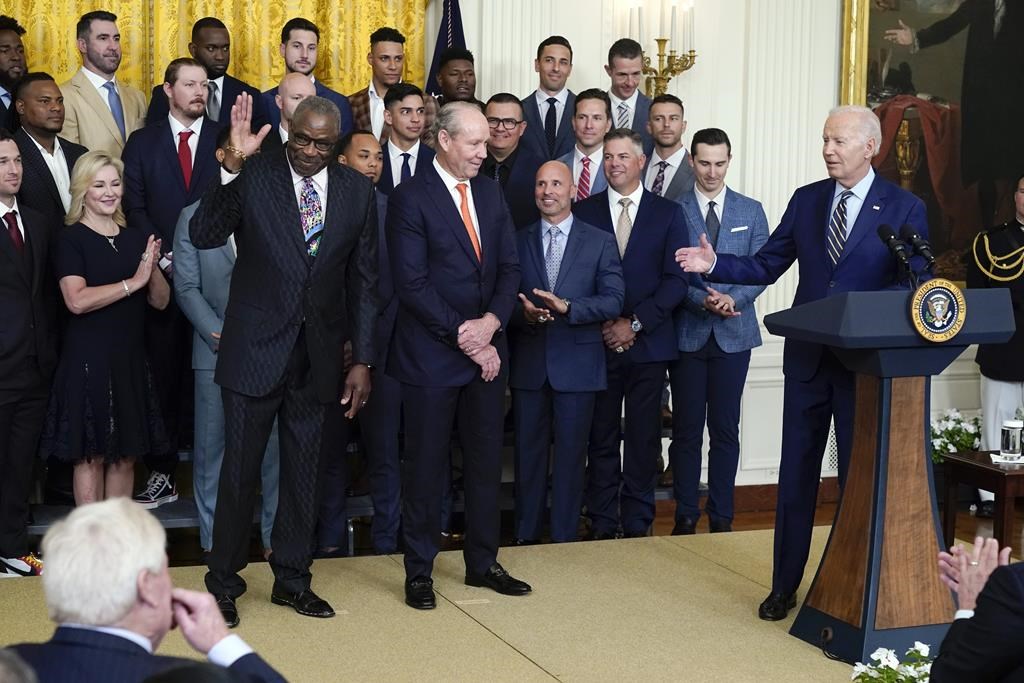 Biden praises World Series champion Astros for impact off the
