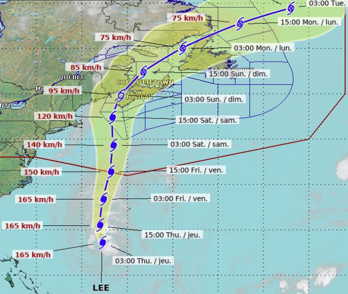 Hurricane, tropical storm watches issued in Nova Scotia and New