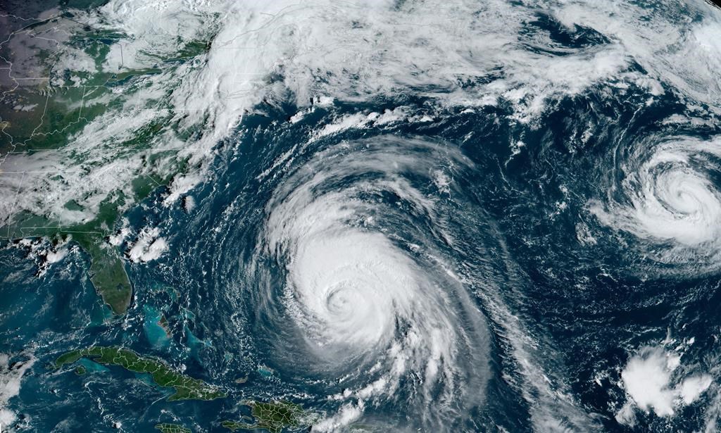 Hurricane Lee Charges over Atlantic Waters as a Category 5 Storm,  Approaching the Caribbean