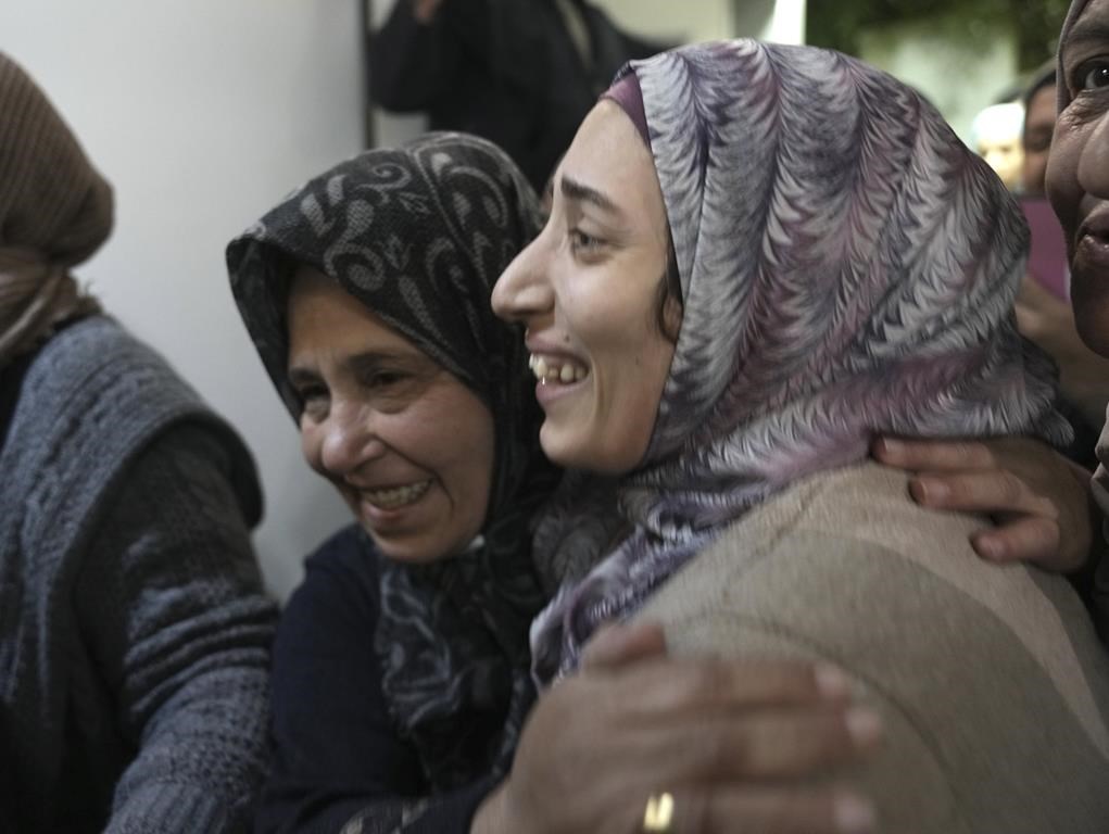 West Bank celebrates the release of 39 Palestinian prisoners