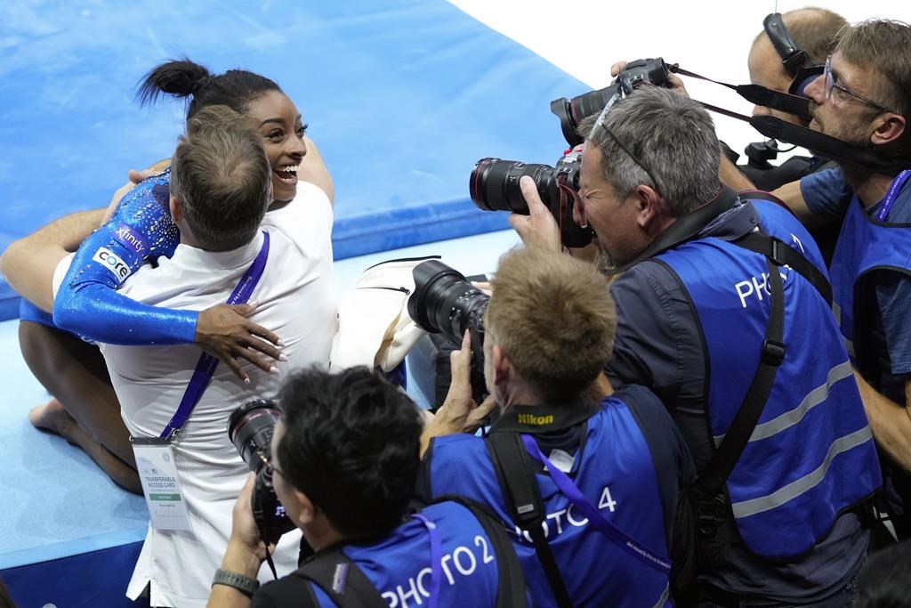 Gymnastics Star Simone Biles Named Ap Female Athlete Of The Year A