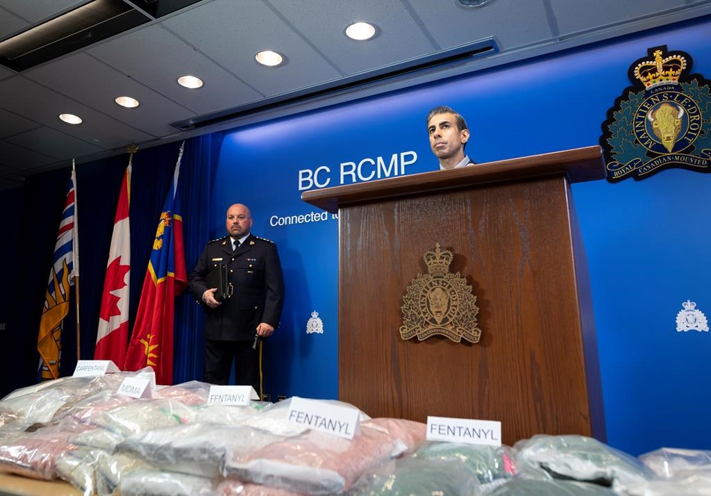 B.C. police announce dismantling of drug-making and distribution ring with 8 arrests