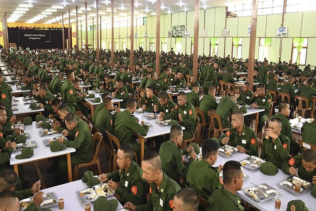 Myanmar military begins basic training for draftees as resistance ...