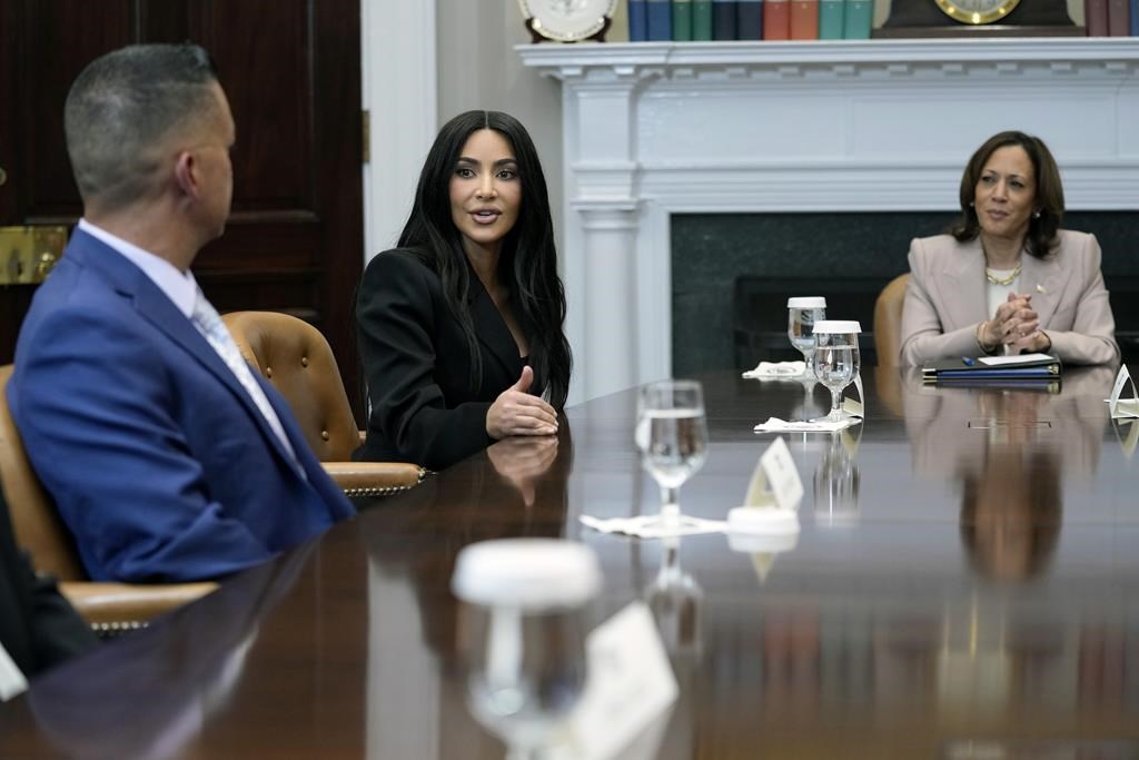 First with Trump, now with Kamala Harris: Kim Kardashian is advocating for criminal justice reform