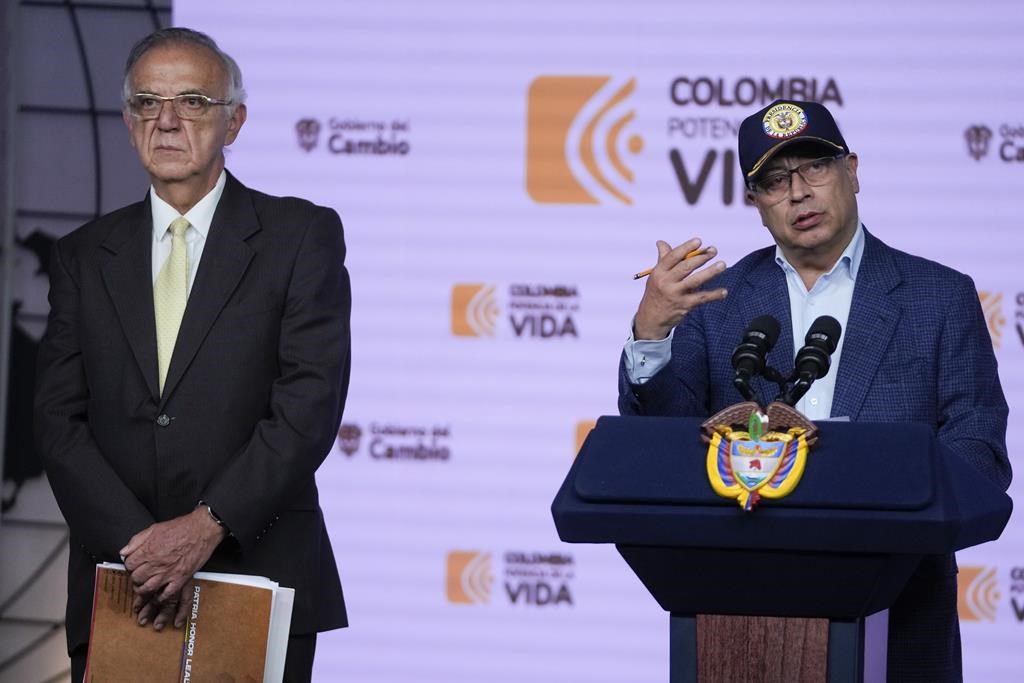 Colombia's president says thousands of grenades and bullets have gone missing from army bases