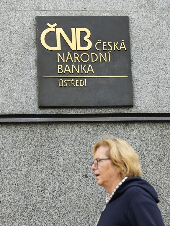 Czech central bank cuts a key interest rate again with inflation down and the economy on the mend