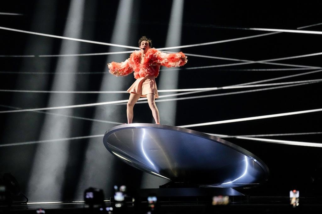 Nemo, among the favorites at Eurovision, is finding acceptance onstage and off