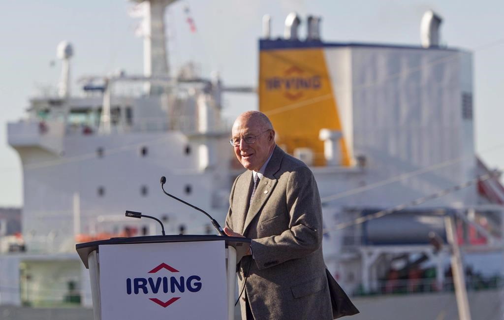 'A steadfast champion of Atlantic Canada': Oil executive Arthur Irving dies at age 93