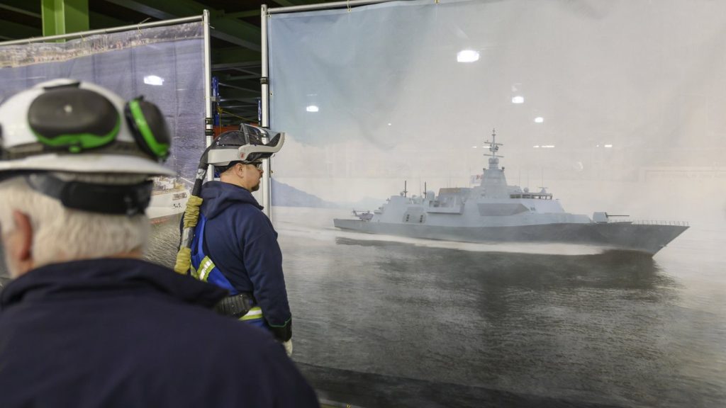 Halifax shipyard cutting steel as navy aims for first new destroyer operating by 2035