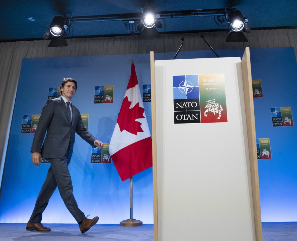 Trudeau to tell allies to stay resolute as Ukraine to at centre of NATO summit