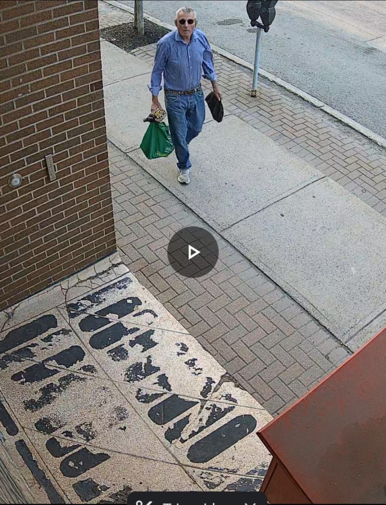 Police seeking the identity of a man seen in two hate-motivated incidents. (RCMP)