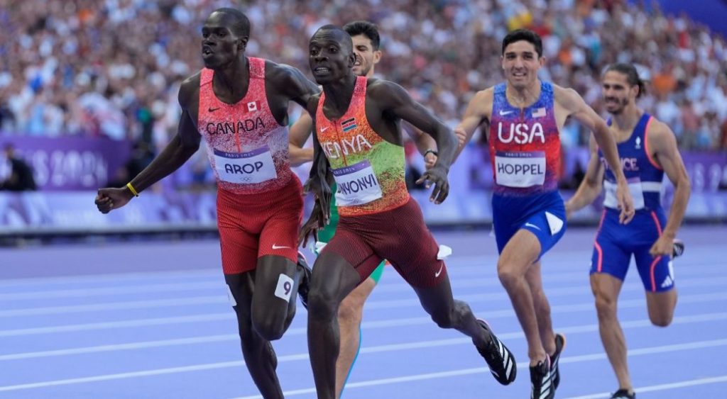 Canada's Marco Arop wins silver in Olympic men's 800 metres