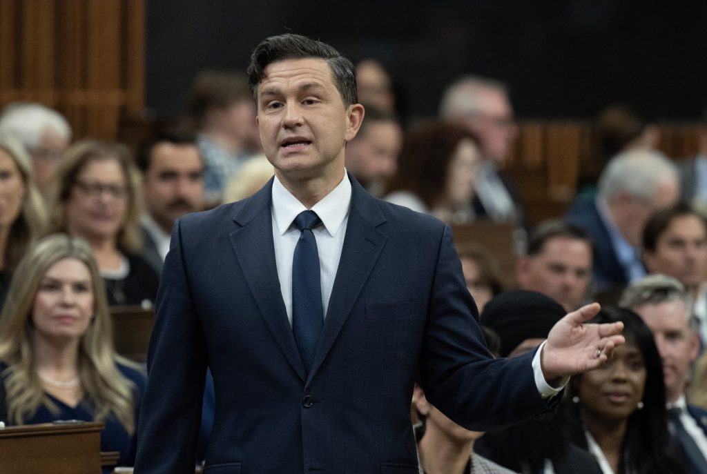 Poilievre makes case for taking down the government to restore 'promise of Canada'