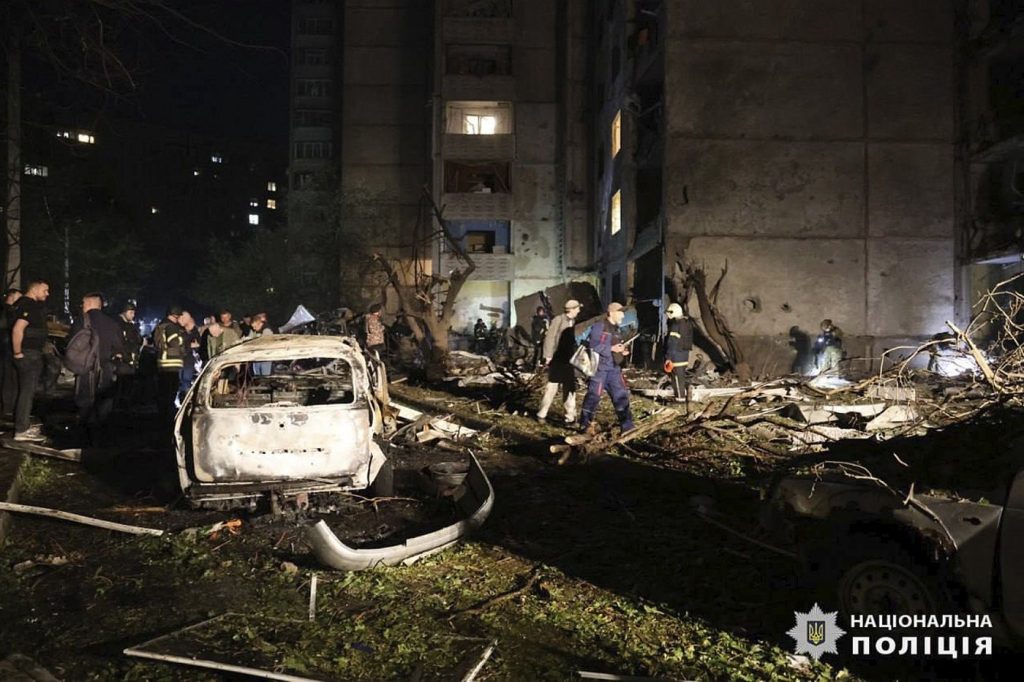 21 wounded after Russia strikes apartment buildings in Ukrainian city of Kharkiv