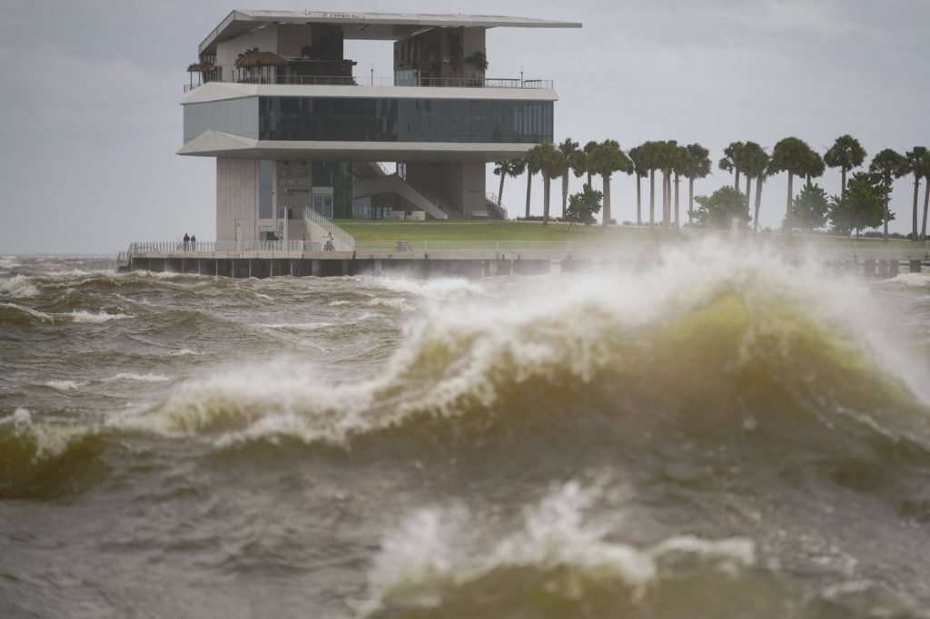 Helene's winds batter Florida as Category 3 storm races toward the coast