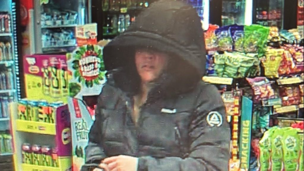 Police are looking for a woman involved in a robbery at the Irving Gas Station on Quinpool Road on Oct. 15, 2024. (HRP)