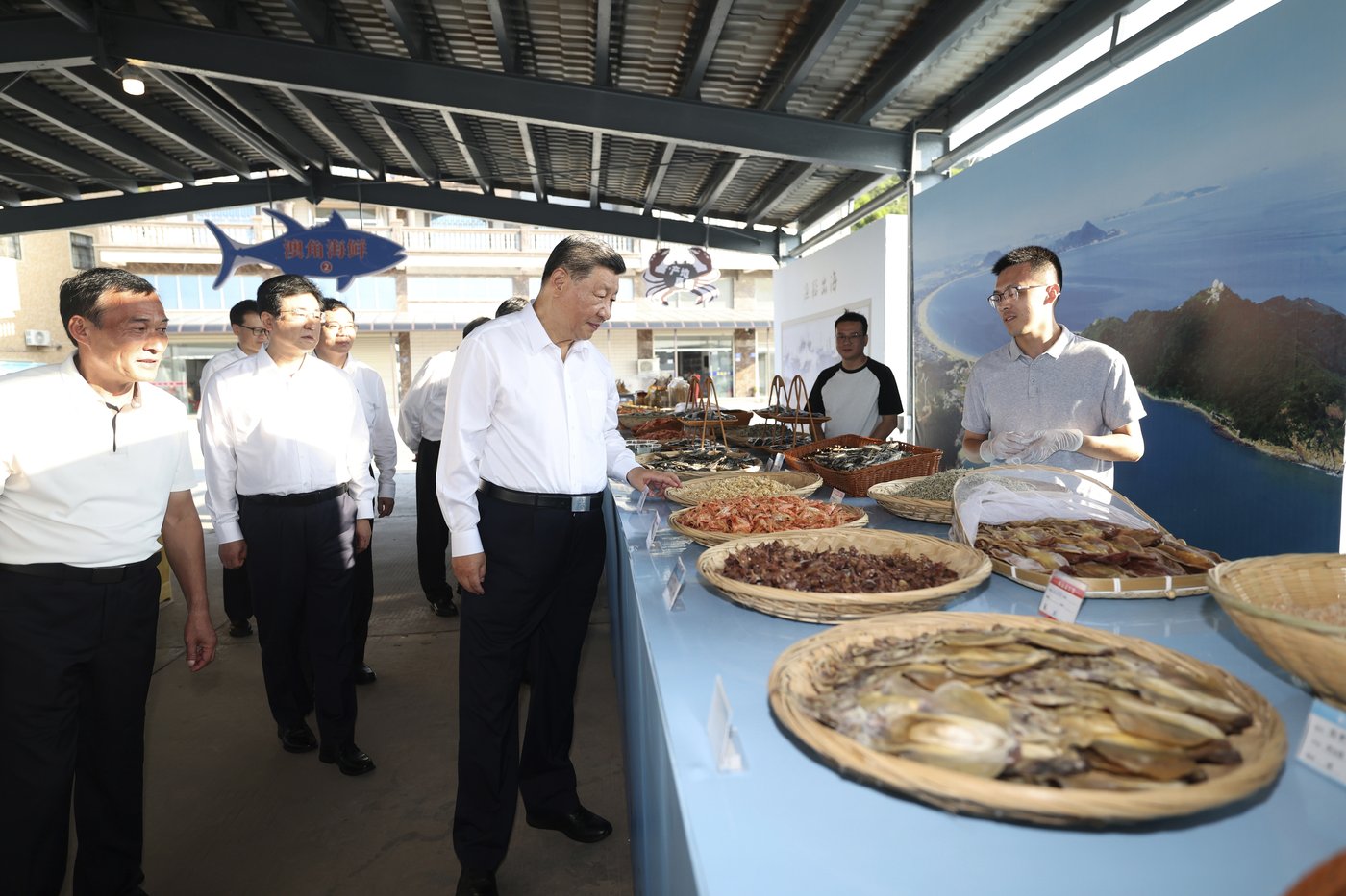 China's leader makes rare visit to province facing Taiwan following