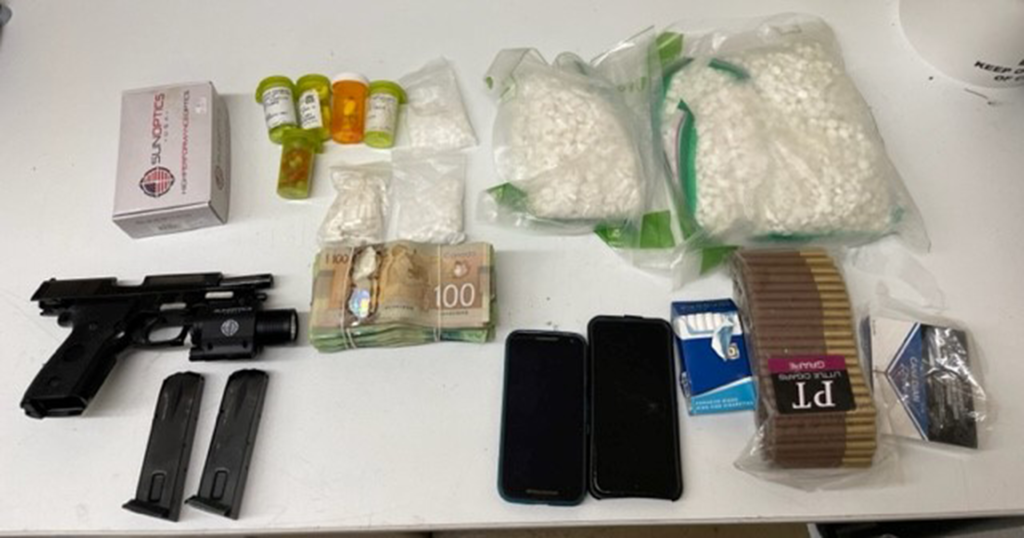 Drugs, handgun seized during traffic stop in Upper Sackville