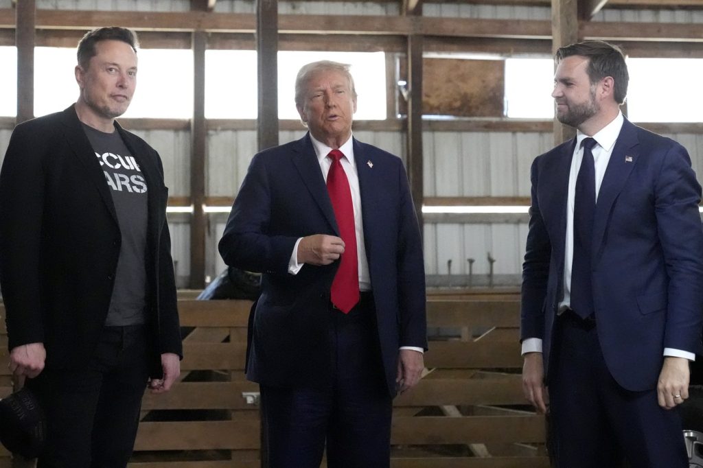 Elon Musk makes first appearance at Trump rally casting election in dire terms