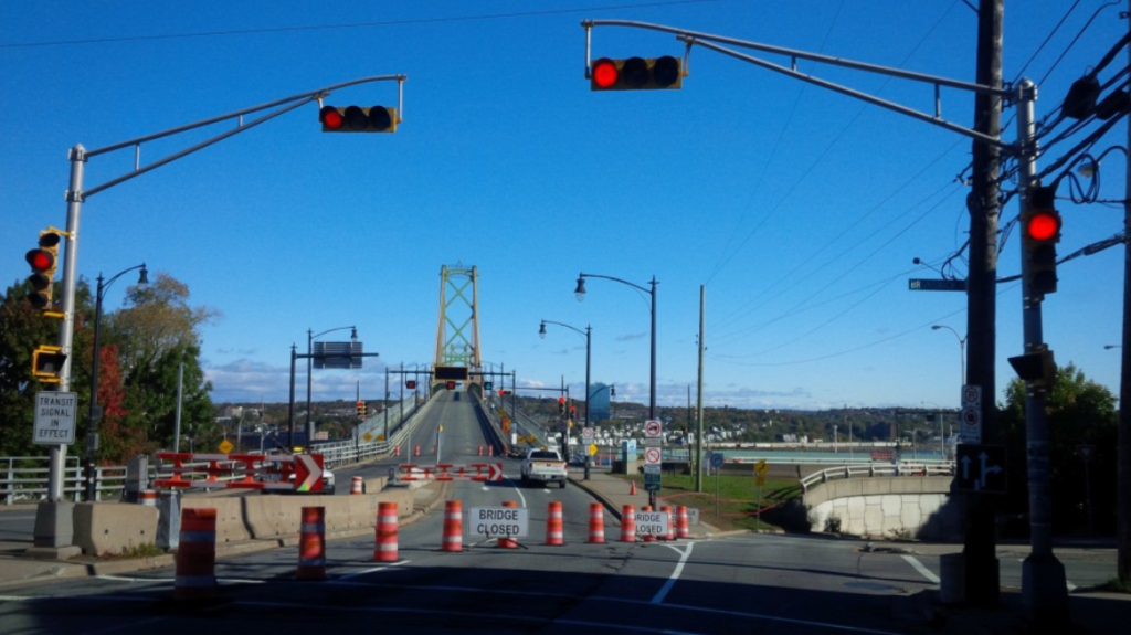 MacDonald Bridge closed until further notice due to damaged crane