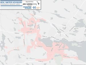 Boil water advisory in effect for those who draw water from Pockwock Lake Treatment facility