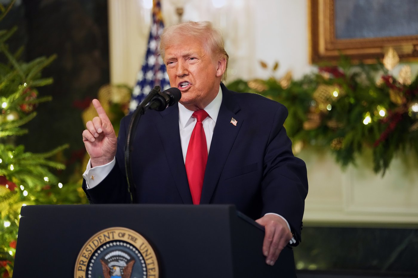 Trump gives a partisan prime-time address insisting the economy is