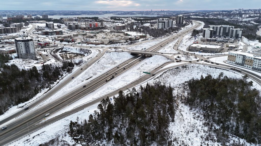 Exit 2B (Larry Uteck Boulevard) on Highway 102 is pictured. (Province of Nova Scotia / File)