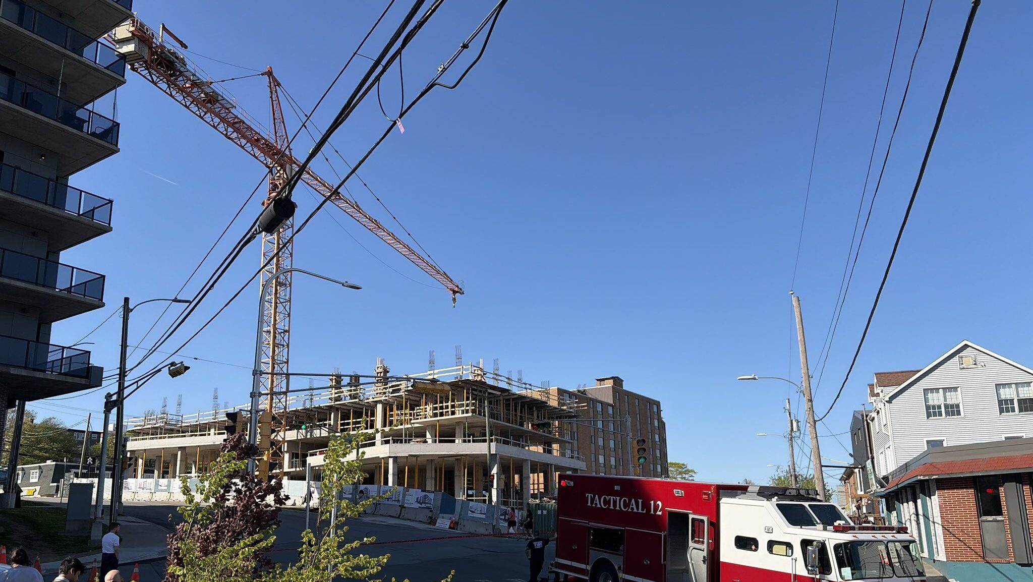 Road closure in Fairview as crews to dismantle damaged crane
