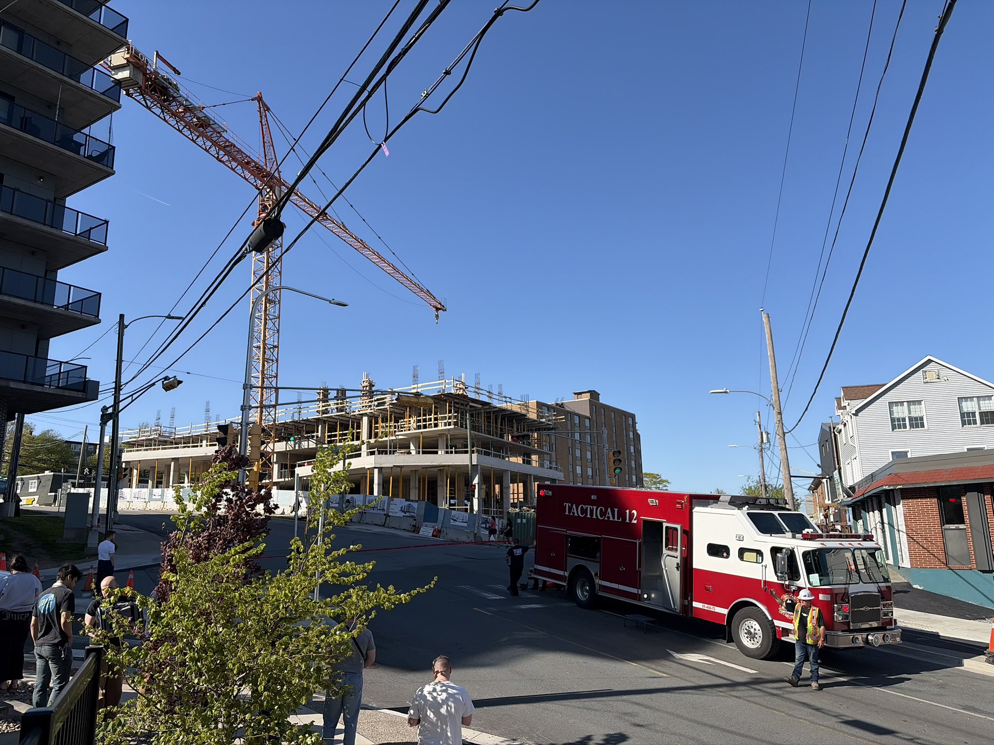 Crews respond to report of crane at risk of collapse in Fairview