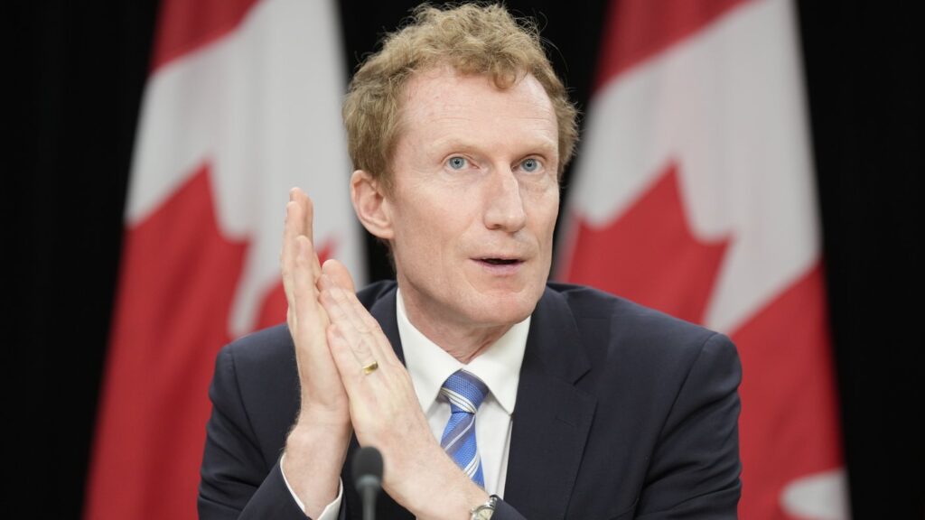 Canadian Identity and Culture Minister Marc Miller is seen during a news conference in Ottawa, Wednesday, June 10, 2026. THE CANADIAN PRESS/Adrian Wyld