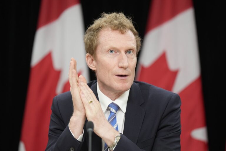 Canadian Identity and Culture Minister Marc Miller is seen during a news conference in Ottawa, Wednesday, June 10, 2026. THE CANADIAN PRESS/Adrian Wyld